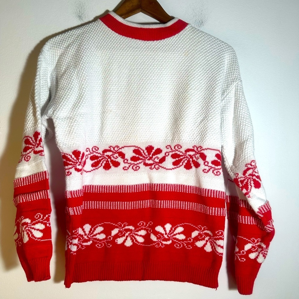 Vintage Diane Von Furstenberg Knit Floral Sweater